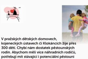Přečtete si více ze článku Zvýšení finančního ohodnocení pěstounů a pražský nadační fond